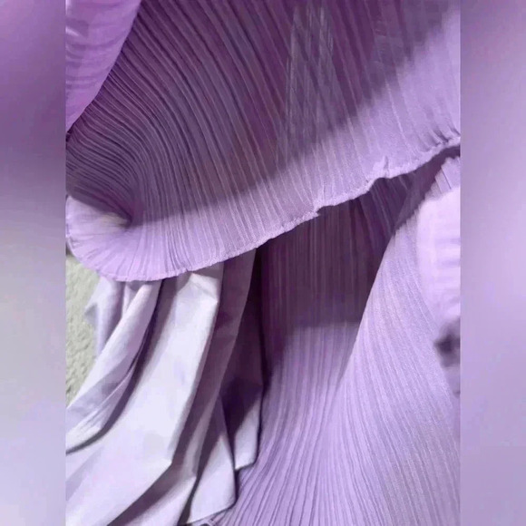 BNWT Crisscross Cut-Out pleated and lined long Gown - Picture 11 of 17